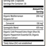 Oregano Oil Capsules - Vegan Liquid Oil of Oregano